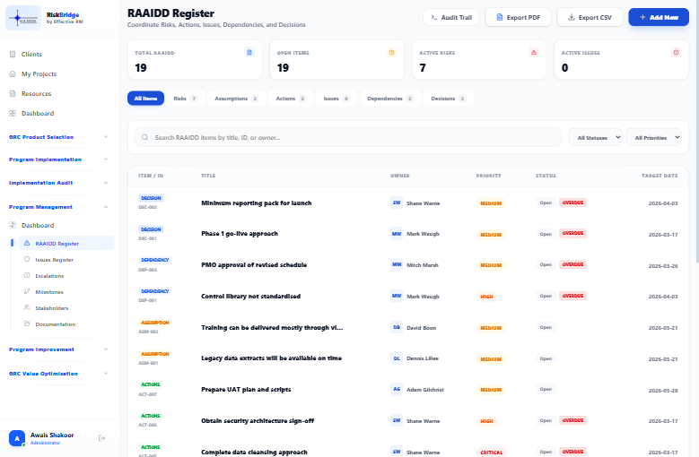 Program Management